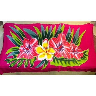 Rayon Sarong hand Painted Beautiful Design by Balinese Artisans